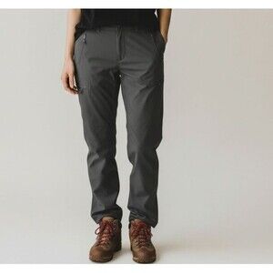 MIER Cargo Packable Utility Lightweight Hiking Ripstop Pant Women 8 Gray Elastic